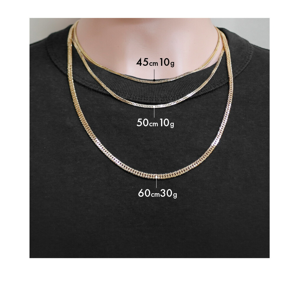 楽天市場】喜平 ネックレス 約11g 12面トリプル 12DCT 45cm 留め具 中