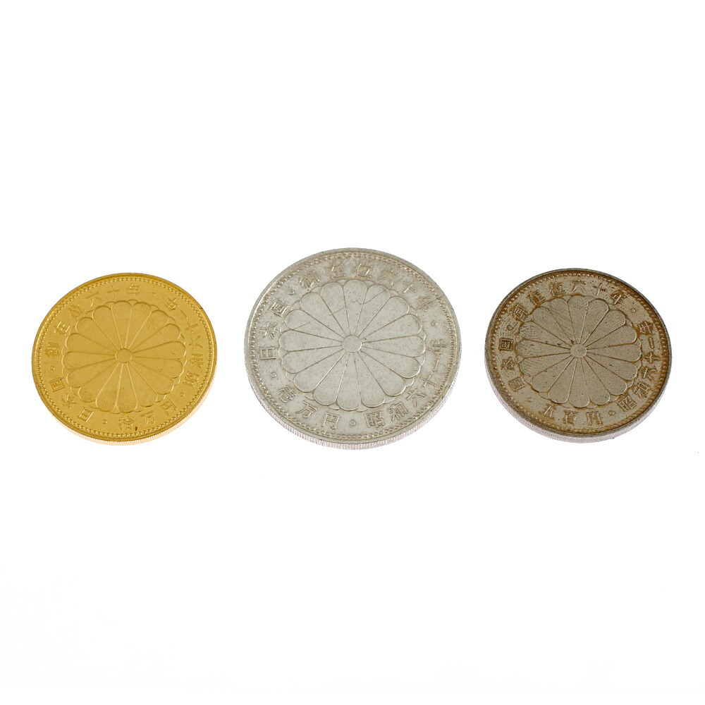 楽天市場】天皇陛下御在位六十年奉祝 記念貨幣 昭和61年 純金 記念