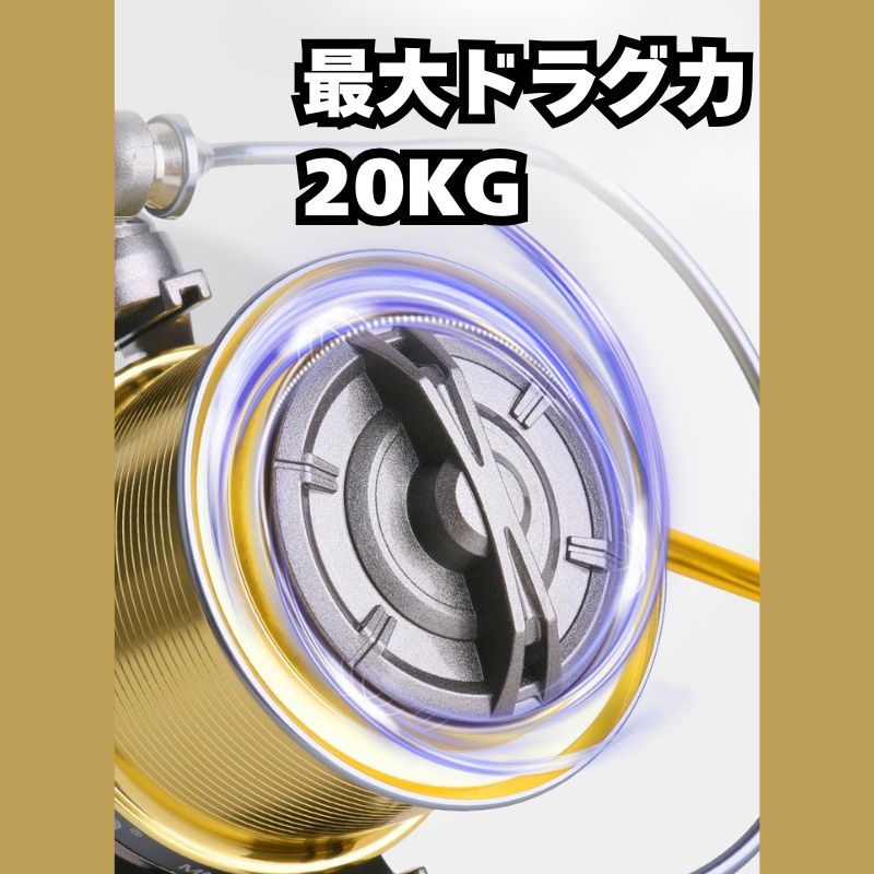 楽天市場】【送料無料】 スピニングリール 8000番 10000番 12000番