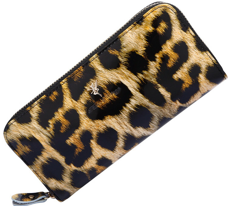 楽天市場】アニマル柄 レオパード柄 ヒョウ柄 エナメル 長財布 本牛革
