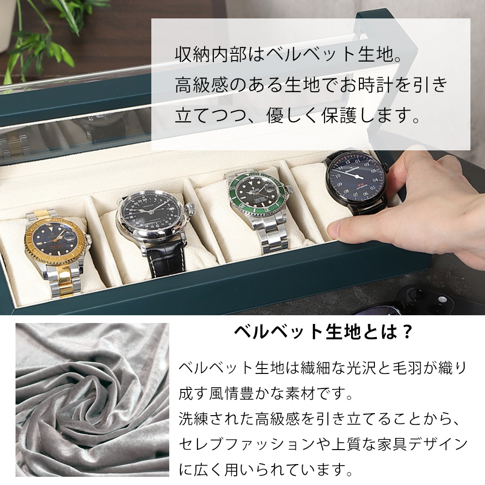 楽天市場】時計ケース 新商品 腕時計 収納ケース 4本収納 PUレザー