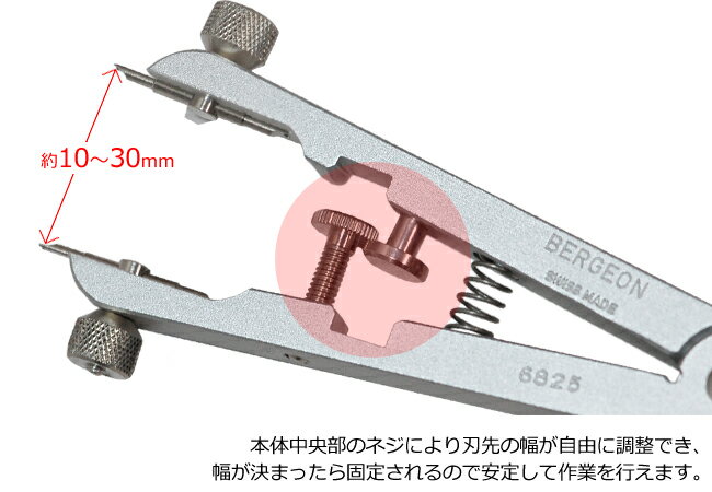 楽天市場】【楽天1位】時計工具 両つかみ式バネ棒外し 汎用替先2本