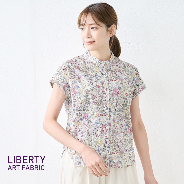 楽天市場】【スーパーSALE 18%OFF】[ リバティ ブラウス 半袖