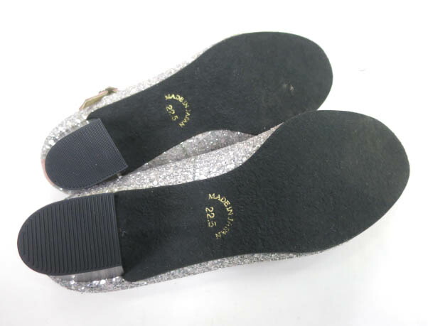 楽天市場】Leur Getter / グリッターリボンシューズ ルルゲッタ 22.5cm