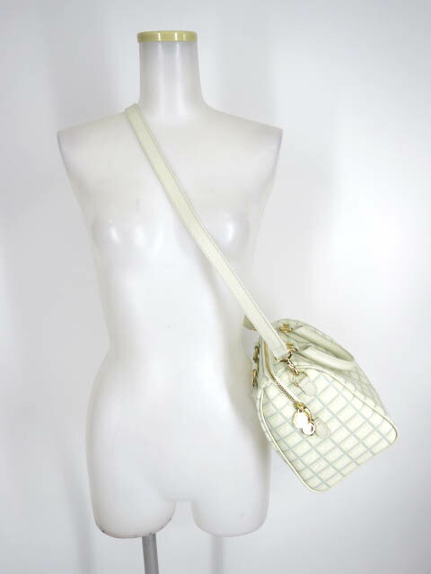 楽天市場】【中古】Q-pot. / ホワイトチョコレート ミニ ボストン