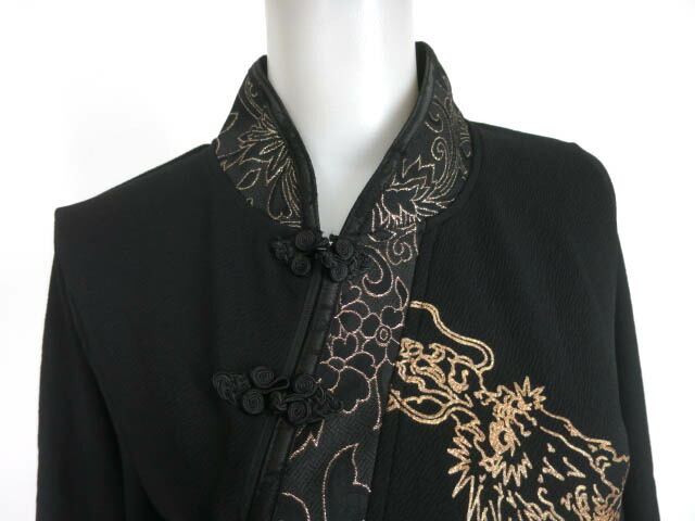 楽天市場】【中古】Qutie Frash / 龍プリント着物袖チャイナチュニック