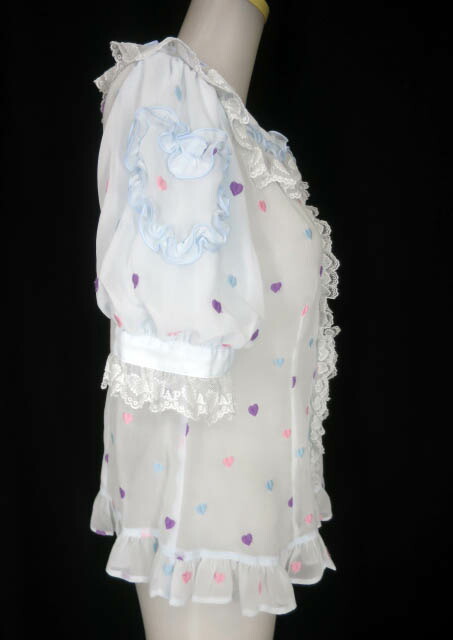 楽天市場】Angelic Pretty / Candy Petit Heart丸襟ブラウス アンジェ