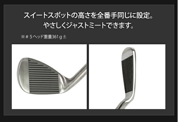 楽天市場】アイアンセット NOWcollection ワッフル キャビティ バック