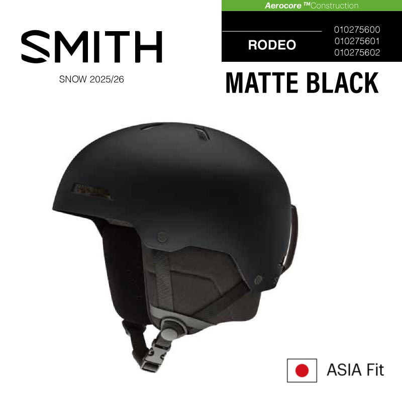 楽天市場】SMITH スミス ヘルメット RODEO MATTE BLACK 01027560X