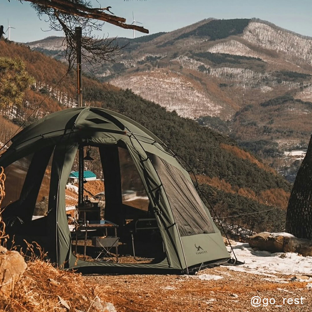 楽天市場】【TOMOUNT公式】 tomount ドームテント TC ドームシェルター