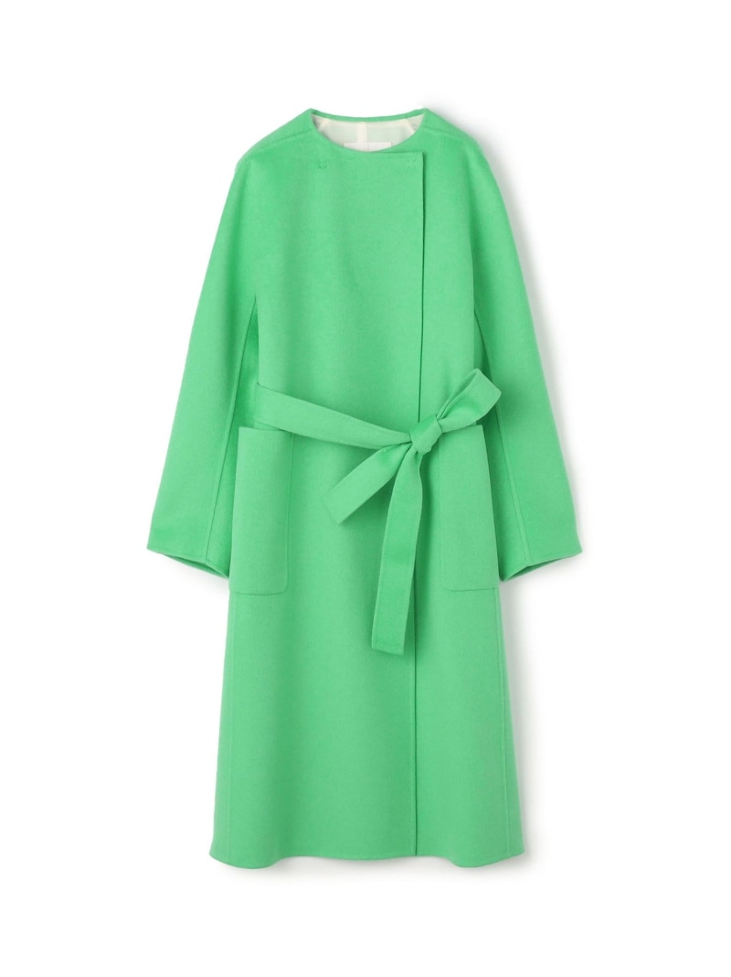 楽天市場】プレミアムウールリバー ノーカラーコート Ballsey