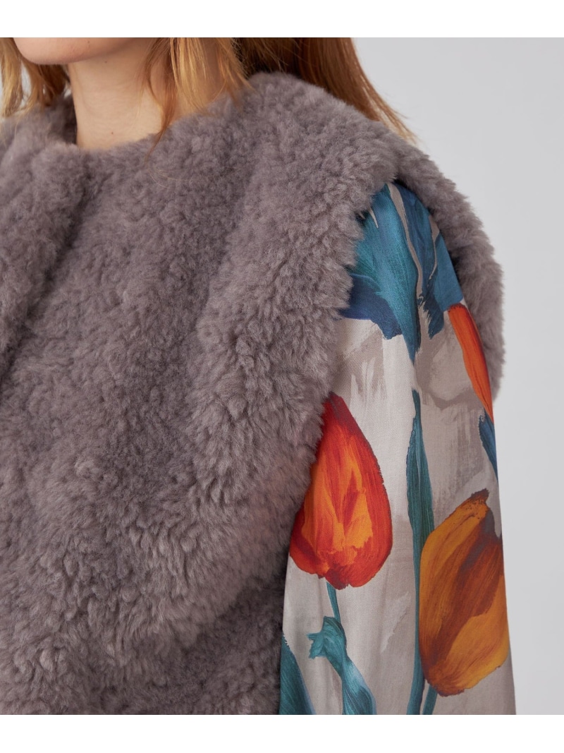 楽天市場】【SALE／40%OFF】ランダムファー ショートベスト Ballsey