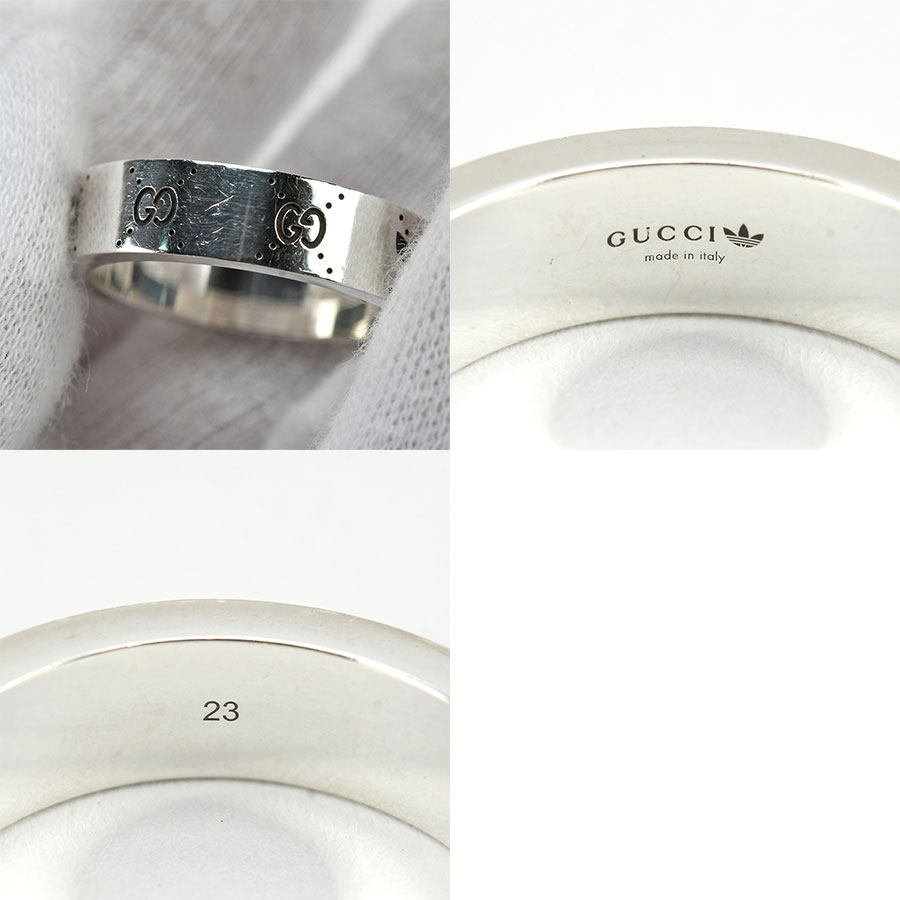 楽天市場】グッチ GUCCI リング アディダス adidas コラボ 指輪