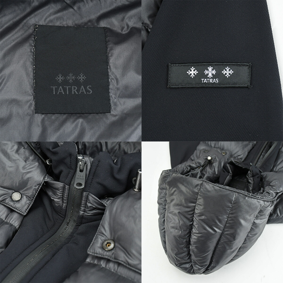 楽天市場】タトラス TATRAS ダウンジャケット SABBIA ロゴパッチ