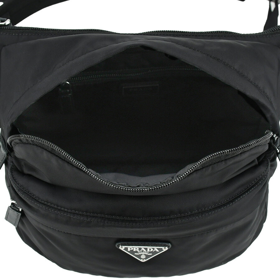 楽天市場】プラダ PRADA ボディバッグ ウエストバッグ 2VH038 黒