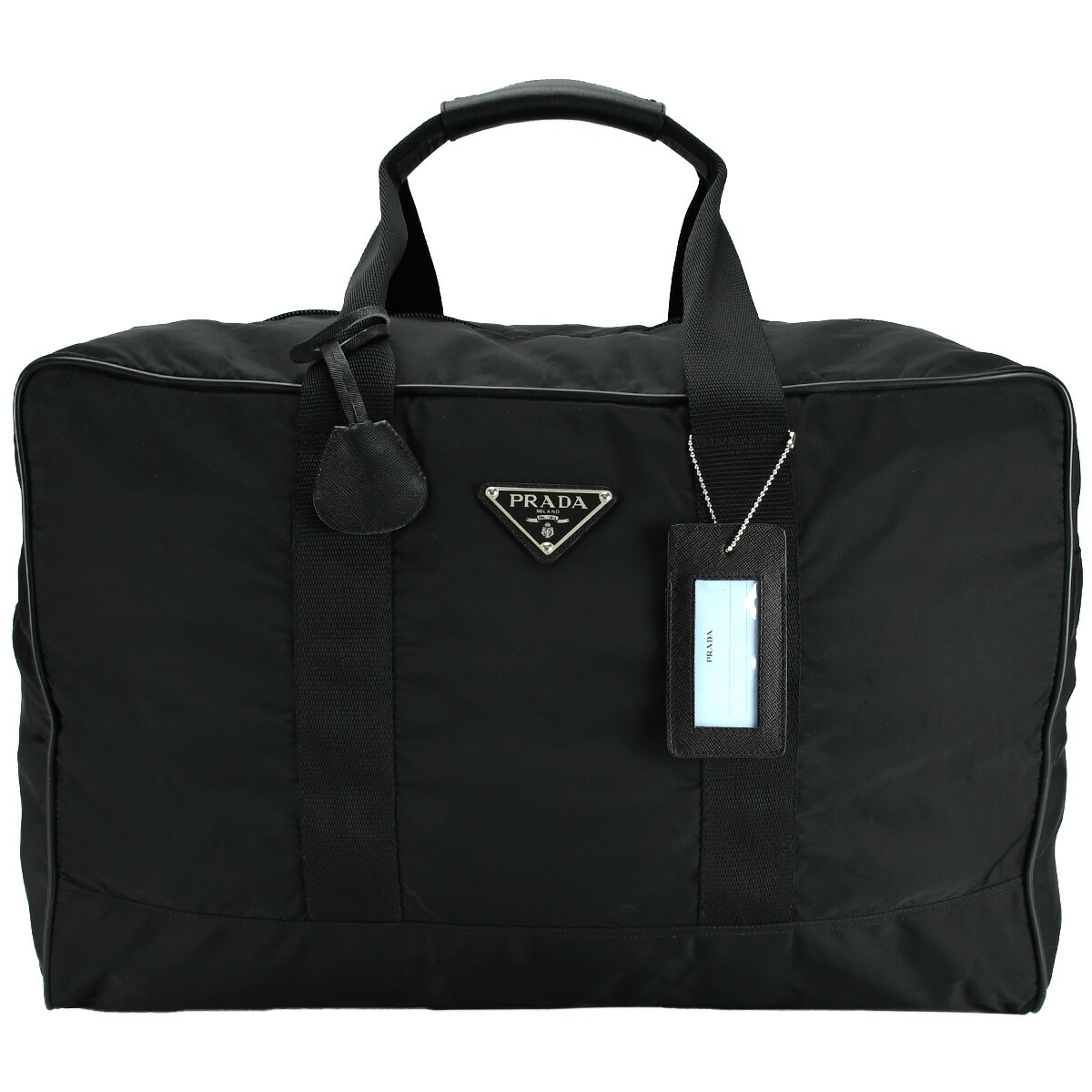 楽天市場】プラダ PRADA トライングルロゴ ボストンバッグ トラベル
