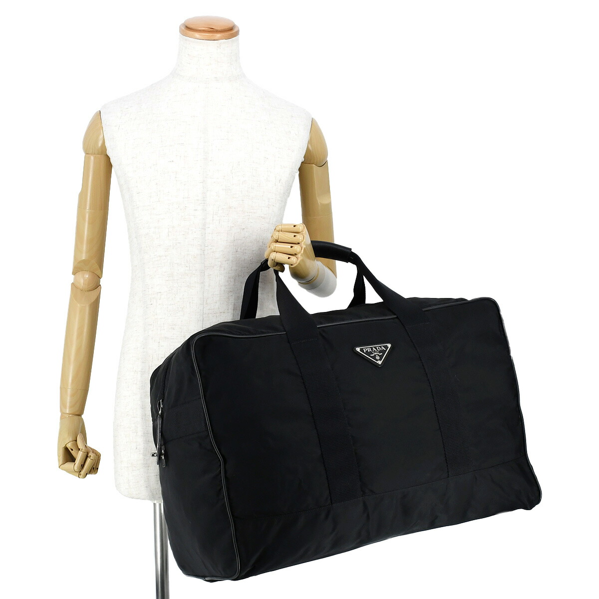 楽天市場】プラダ PRADA トライングルロゴ ボストンバッグ トラベル