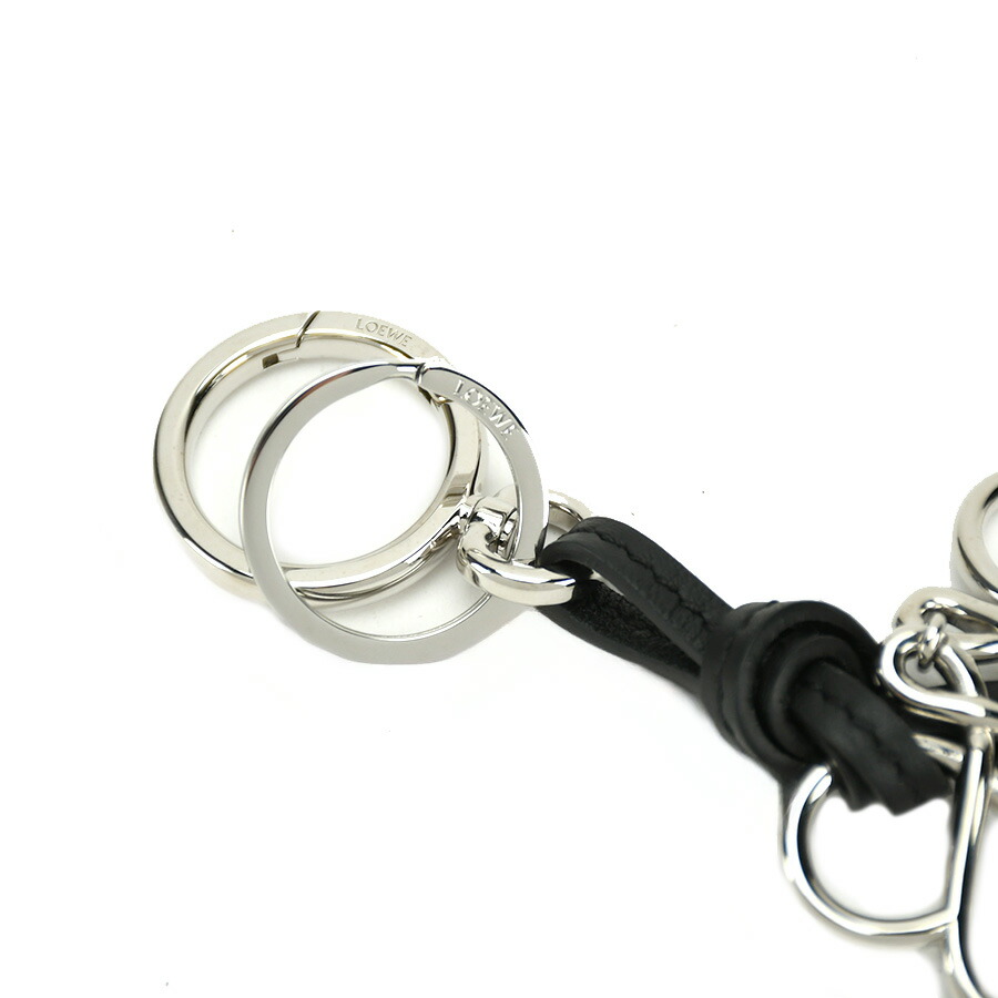 楽天市場】ロエベ LOEWE アナグラム チャーム C821232X02 黒 ブラック