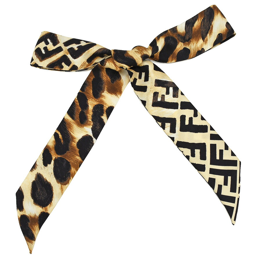 楽天市場】フェンディ FENDI スカーフ ラッピー ツイリー レオパード