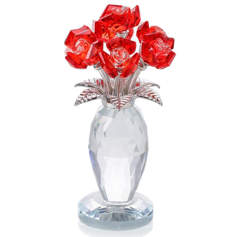 楽天市場】ガラス 細工 バラの通販