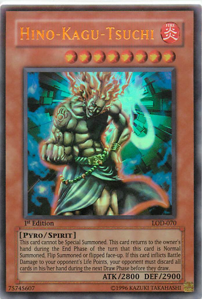 楽天市場】遊戯王 火之迦具土 アジア版 1st LOD-070 ウルトラ LOD-070