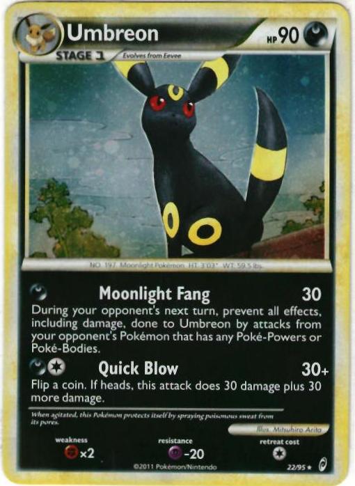 楽天市場】ポケモンカード ブラッキー(英語版) 22/95 【中古