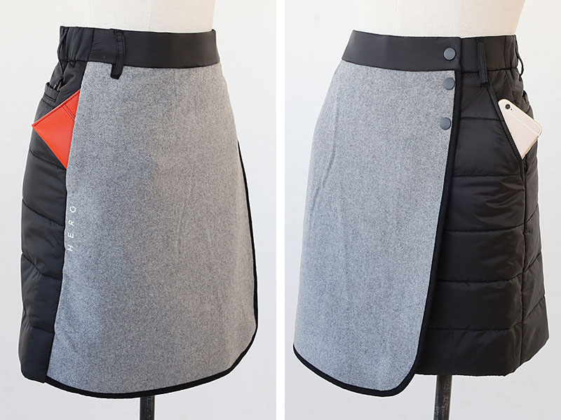 楽天市場】HERG1 ゴルフ エルグワン PADDED TWEED SKIRT スカート