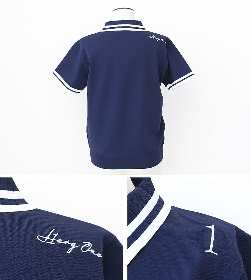 楽天市場】HERG1 ゴルフ エルグワン PLEATED KINIT POLO ポロシャツ