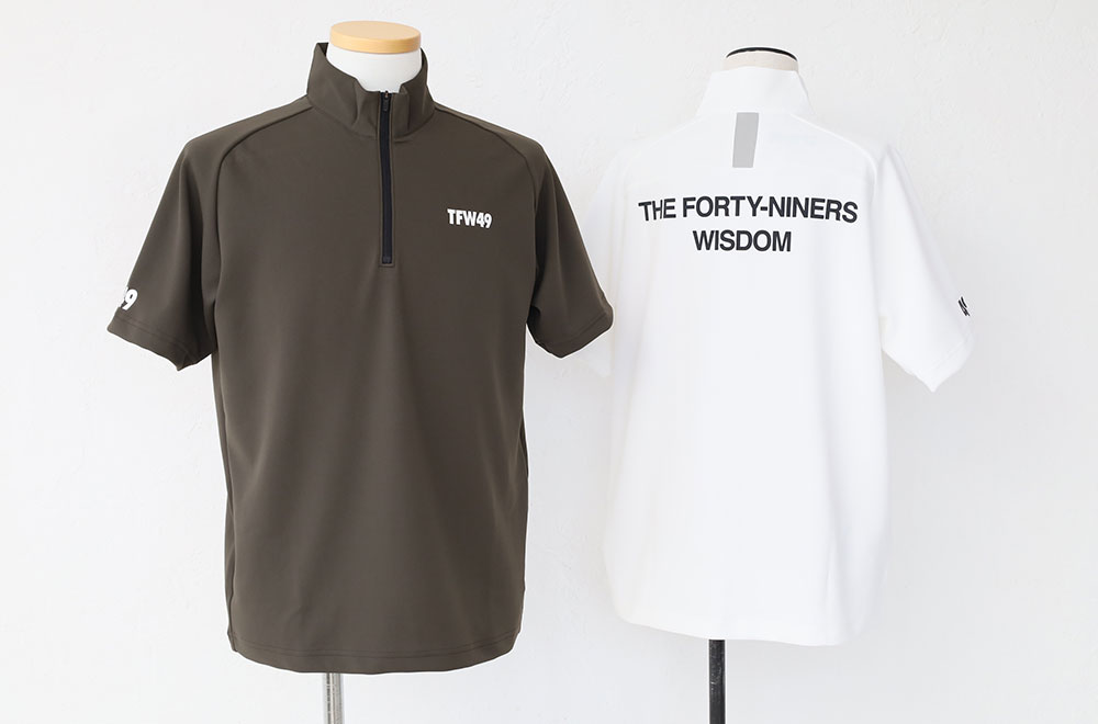 楽天市場】TFW49 MOCK NECK HALF ZIP モックネック ハーフジップ 半袖