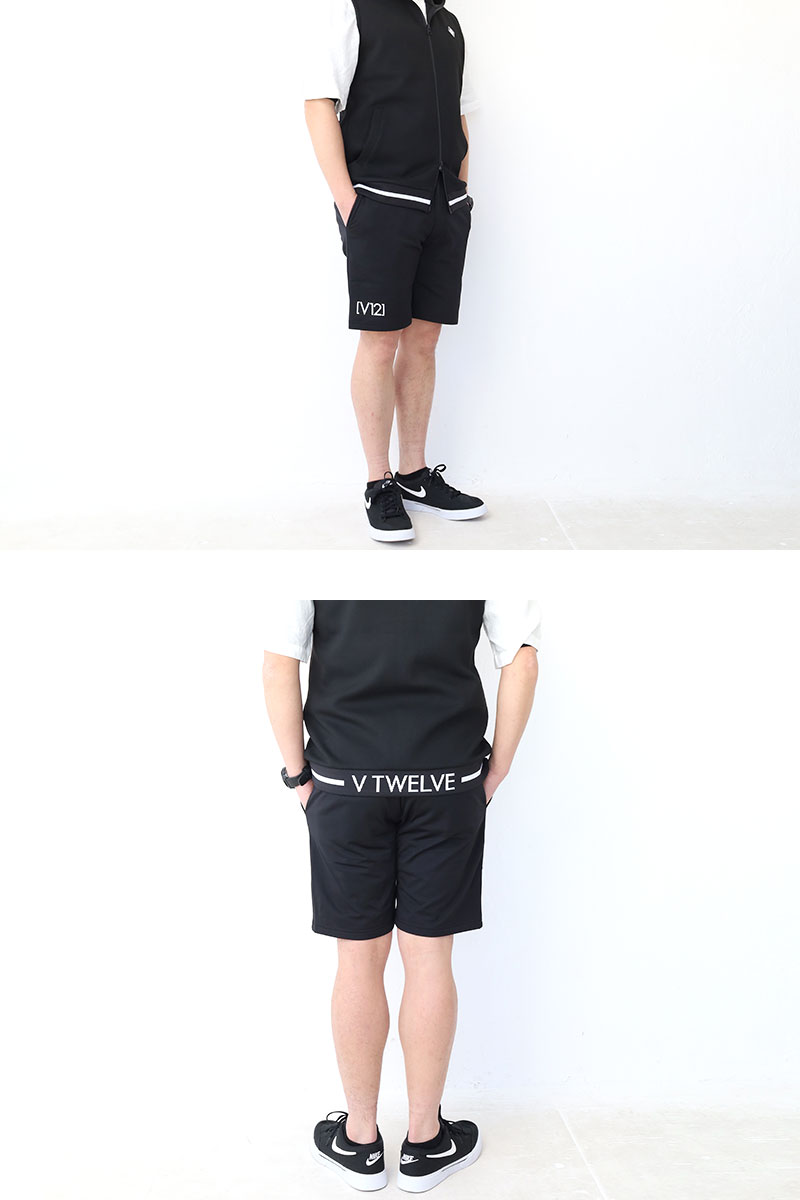 楽天市場】V12 ヴィトゥエルブ BACK LIB SWEAT SHORTS ゴルフ メンズ