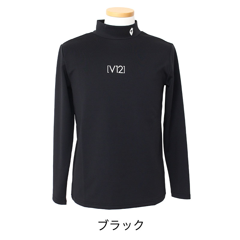 楽天市場】V12 ヴィトゥエルブ ゴルフ CENTER LOGO MOCK メンズ モック