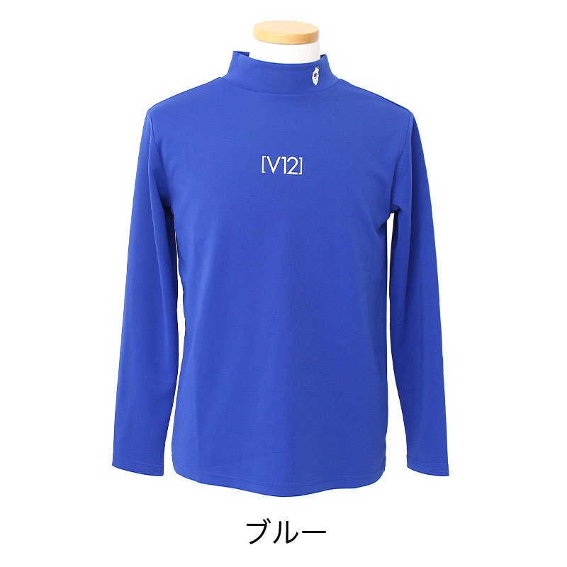 楽天市場】V12 ヴィトゥエルブ ゴルフ CENTER LOGO MOCK メンズ モック