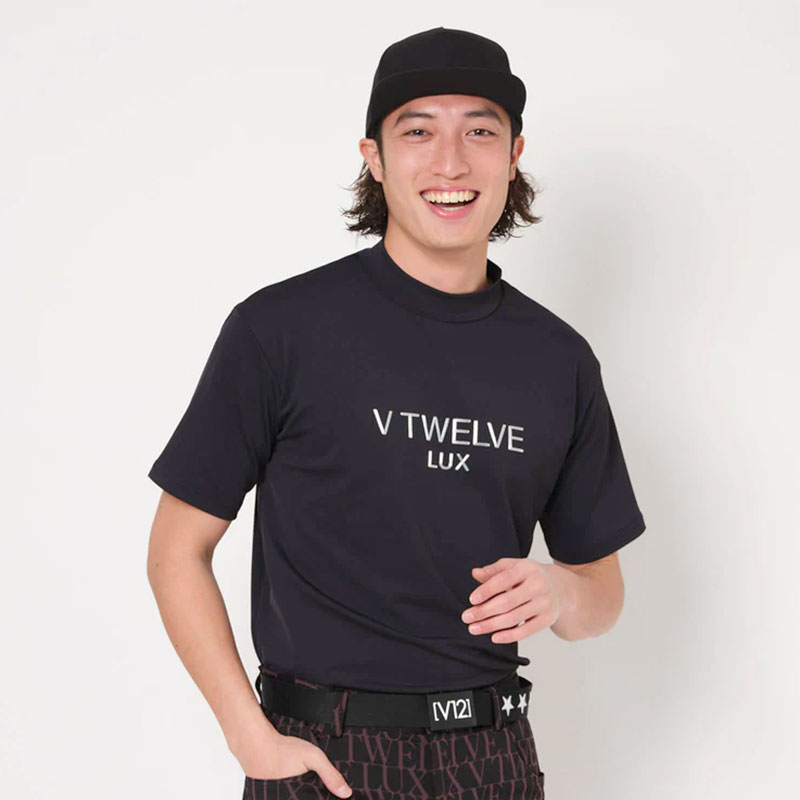 楽天市場】V12 LX 3D MOCK モックネック Tシャツ 半袖 メンズ