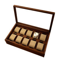 楽天市場】ウォッチボックス10 sc134 腕時計,10個入れ,枕,布貼り