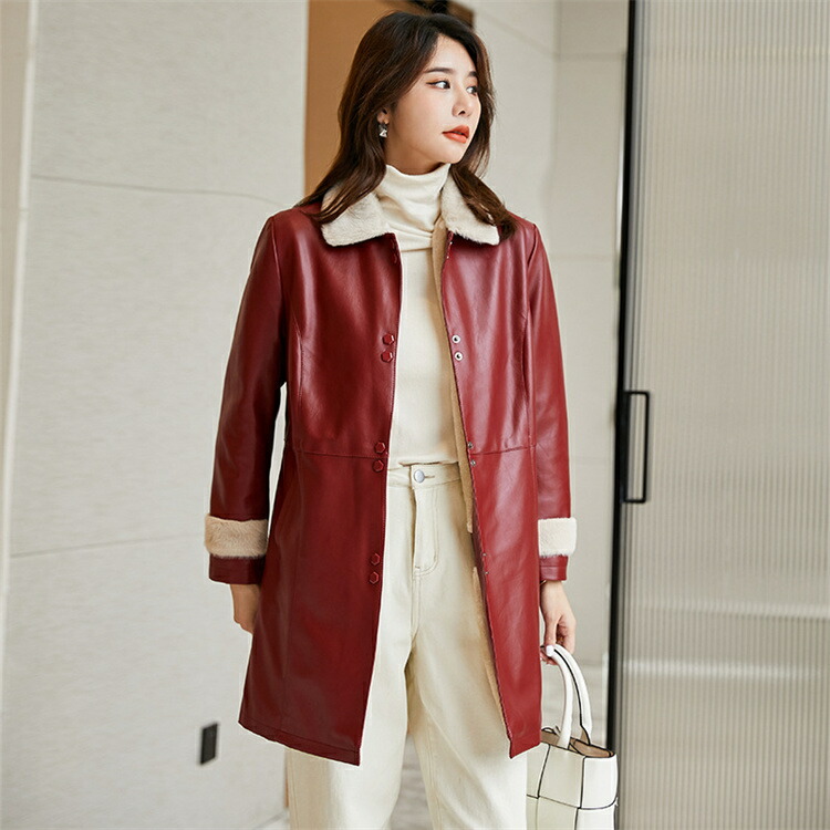 楽天市場】【高品質】レザーコート レディース レザージャケット