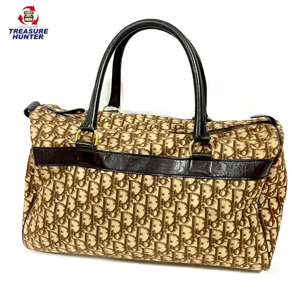 楽天市場】【中古】クリスチャンディオール トロッター ボストンバッグ