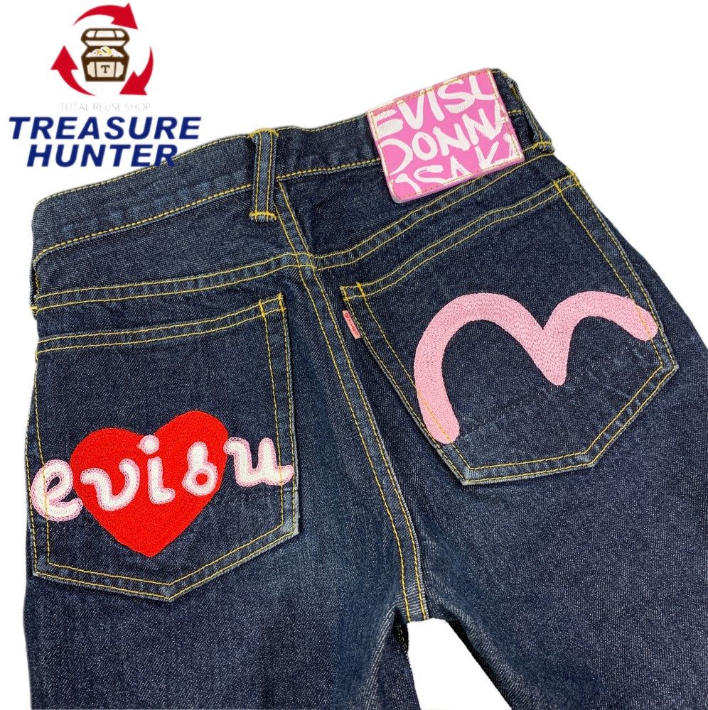 楽天市場】EVIS donna エヴィス ドンナ デニムパンツ サイズ24インチ