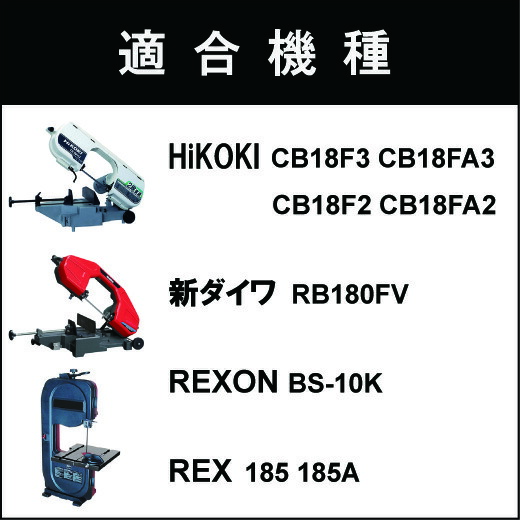楽天市場】新ダイワ バンドソー替刃 RB180FV RB180FV-HA用 5本入