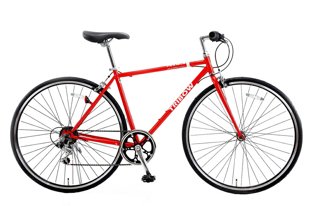 楽天市場】クロス バイク 700C 自転車 8色展開 シマノ 6段 変速