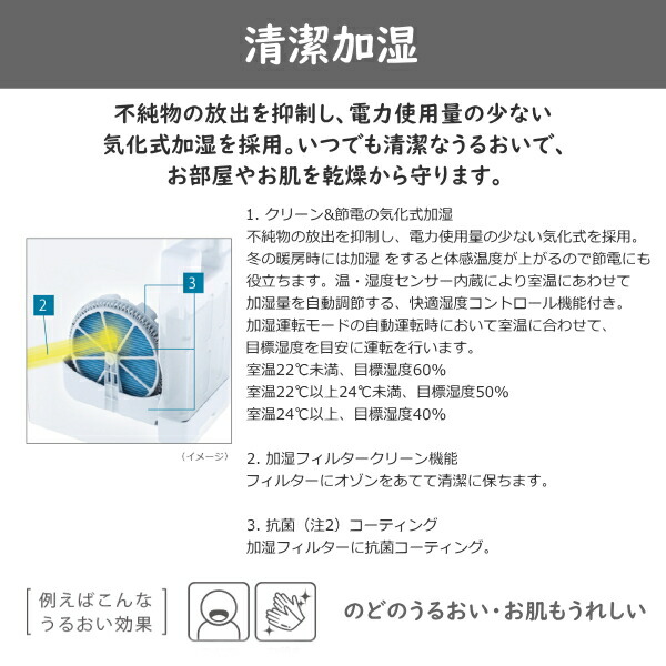 楽天市場】【最新モデル】ゼネラル 加湿脱臭機 DAS-303R-W プラジオン