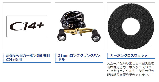 楽天市場】【ｼﾏﾉ(SHIMANO)】16 ｸﾞﾗｯﾌﾟﾗｰ BB 201HG 左 : つりぐの岡林