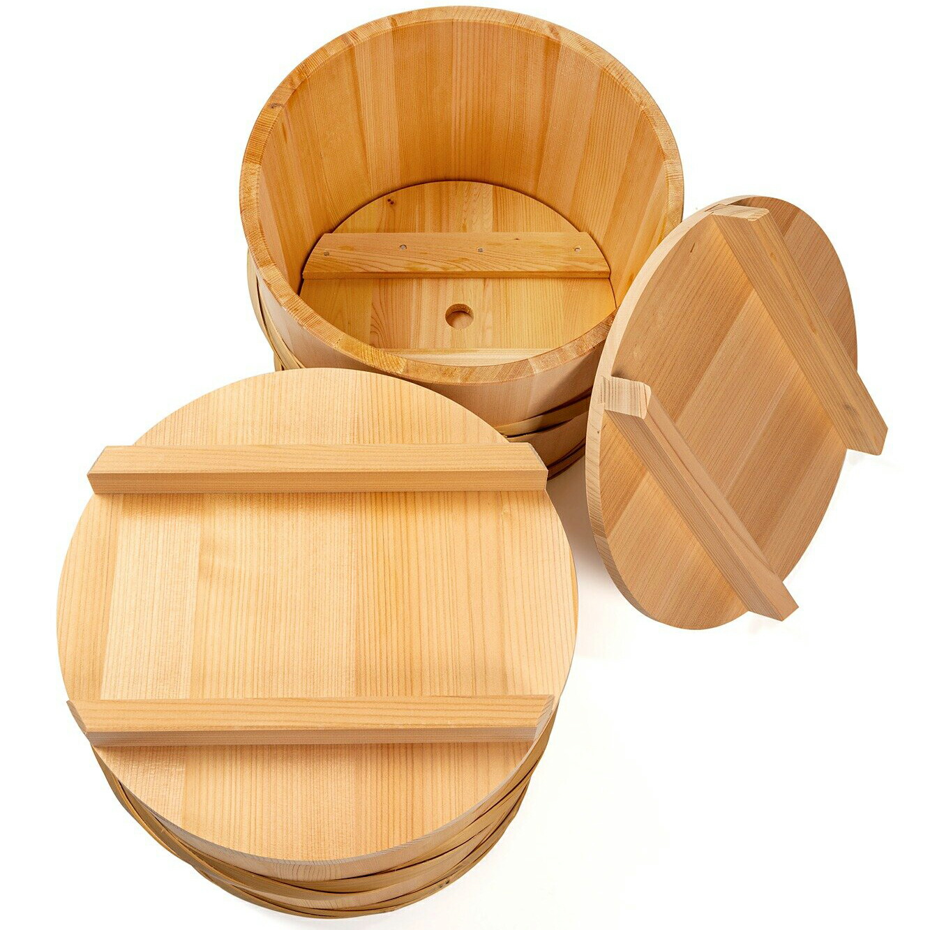 楽天市場】木製漬物樽 7L 木曽さわらの漬物樽 : 梅沢木材工芸社