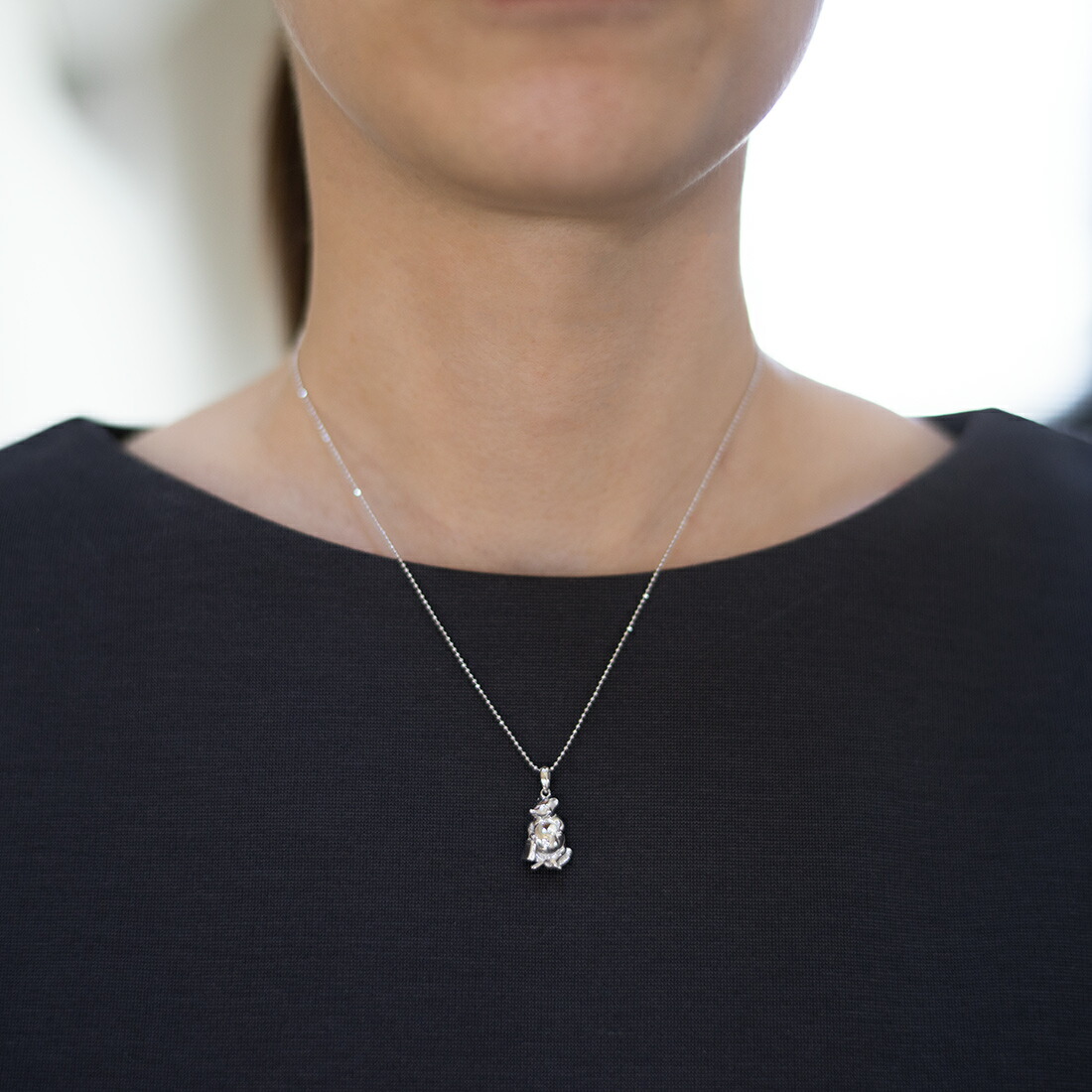 楽天市場】ペンダント たぬきモチーフ シルバー925 カットボール