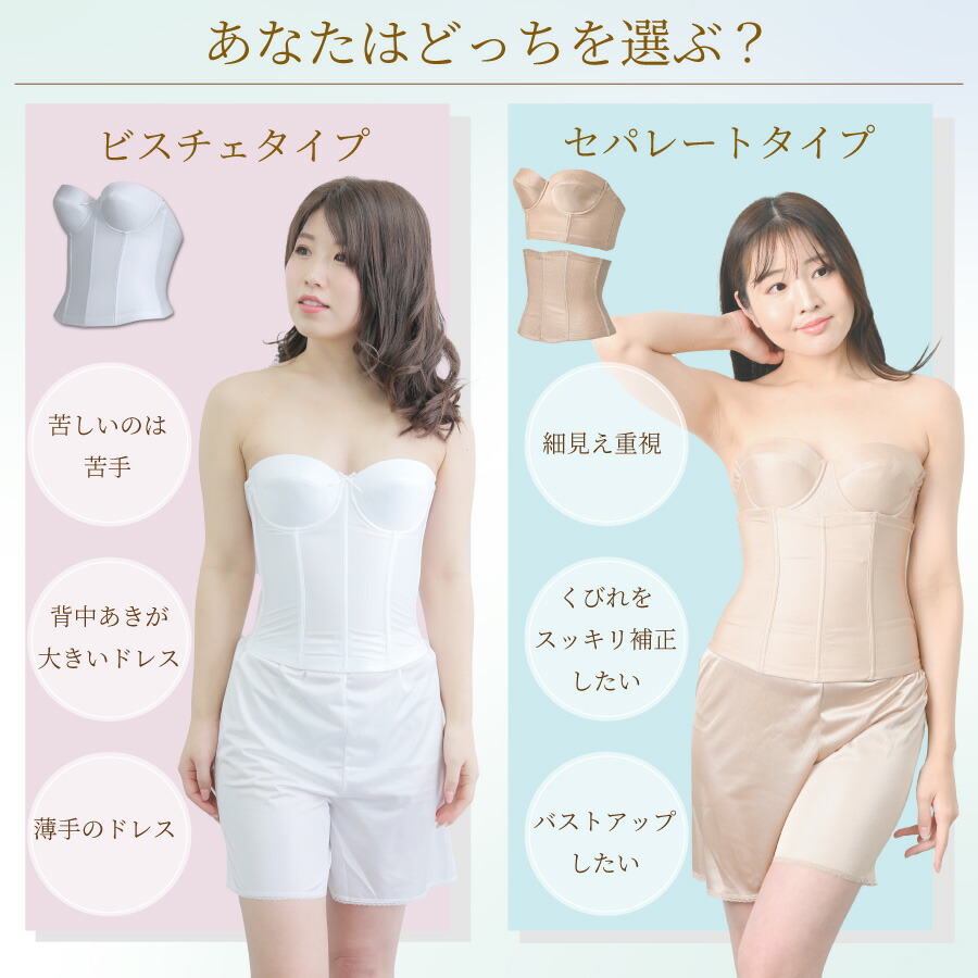 楽天市場】【送料無料・交換無料】ブライダルインナー 補正下着 3点