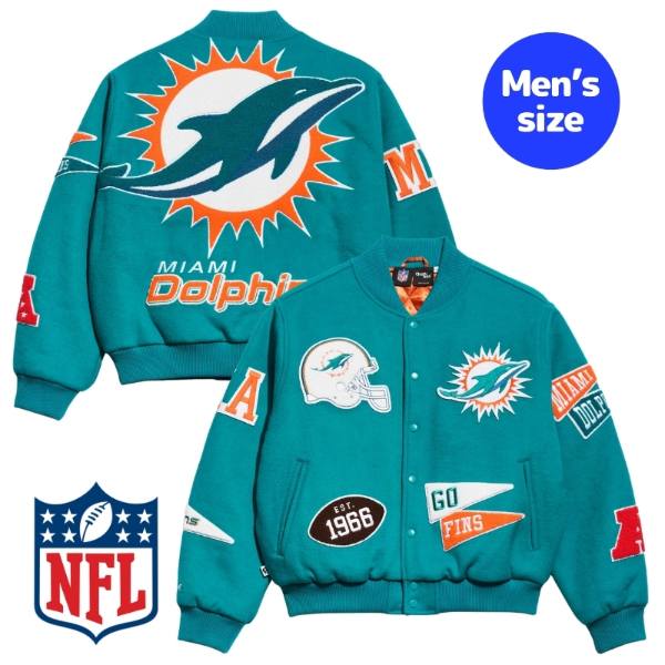 楽天市場】マイアミ・ドルフィンズ（コート・ジャケット｜メンズ