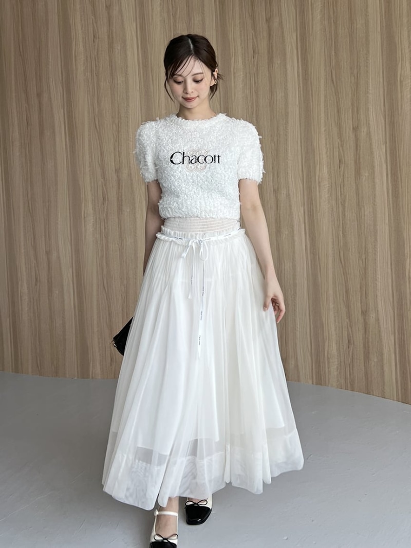 楽天市場】【Chacott】チュールスカート SNIDEL スナイデル スカート