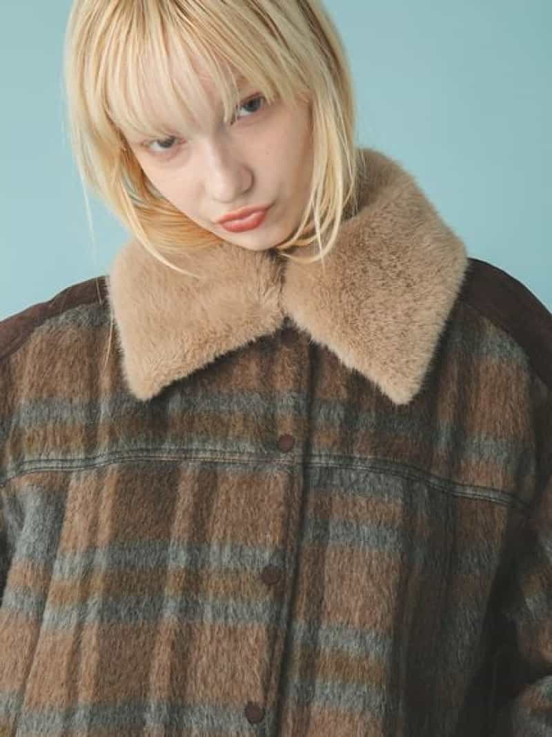 楽天市場】【SALE／30%OFF】2WAYエコファーカラーシャツコート FURFUR
