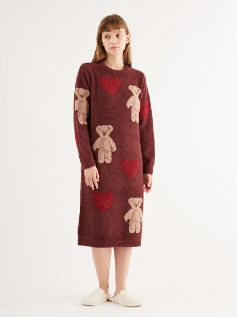 楽天市場】【ONLINE限定】【HOLIDAY】ベアハートジャガードワンピース