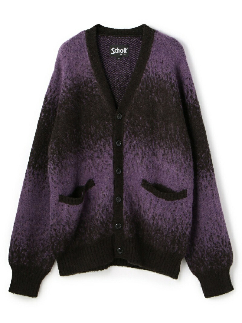 楽天市場】【SALE／30%OFF】MOHAIR OMBRE BORDER CARDIGAN/モヘア