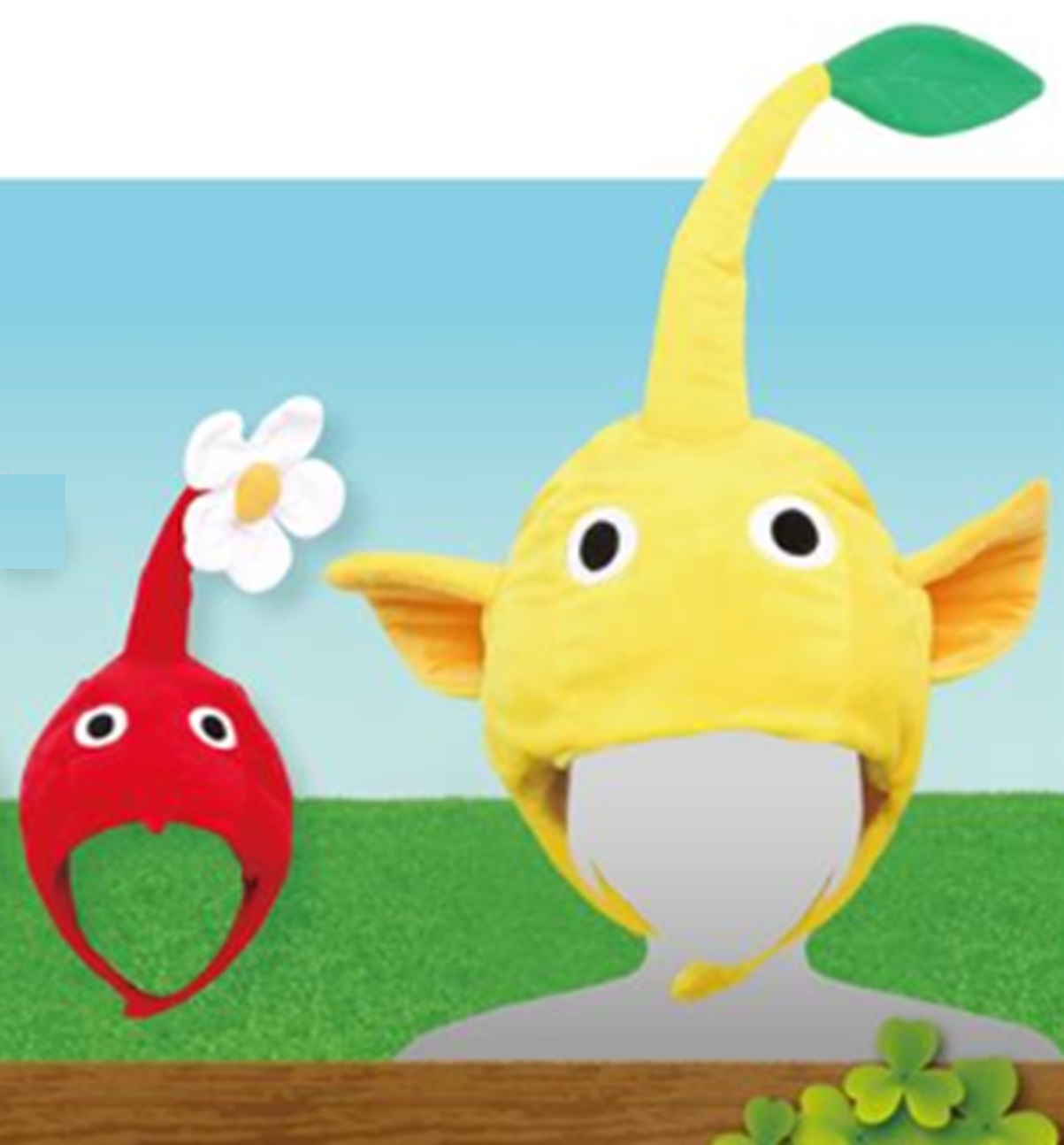 楽天市場】ピクミン なりきり帽子 赤ピクミン・黄ピクミン 2種セット